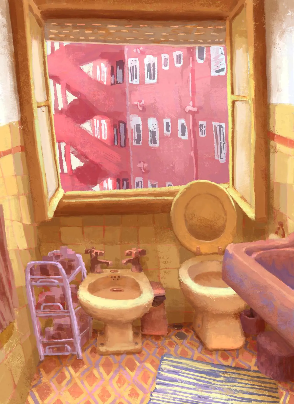 Lisboa toilet painting • 2022